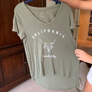 Army Green “California” T-Shirt